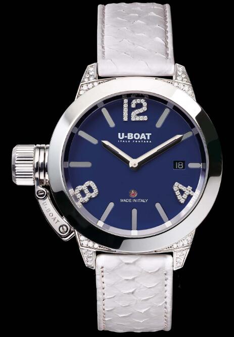 Replica U-BOAT Watch Classico Blue Diamond 7077